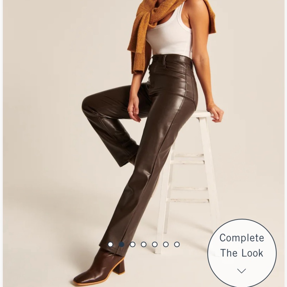 Abercrombie vegan leather pants